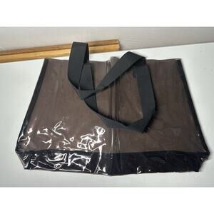 TotePrint Men's Stadium Approved Large Clear Tote Beach Bag,15.75x12.6x4"